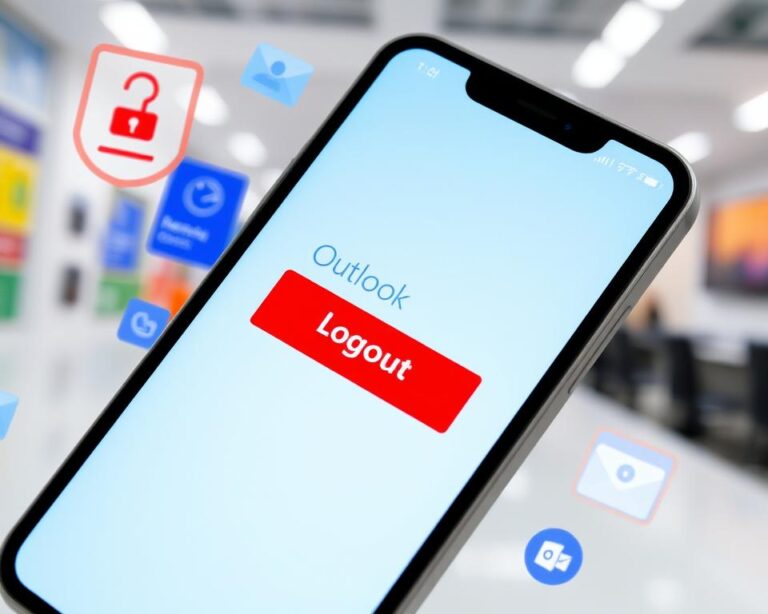 Wylogowanie z Outlook na Telefonie