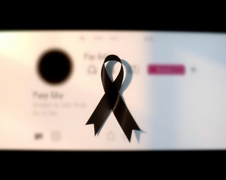 Wstążka żałobna na Facebook
