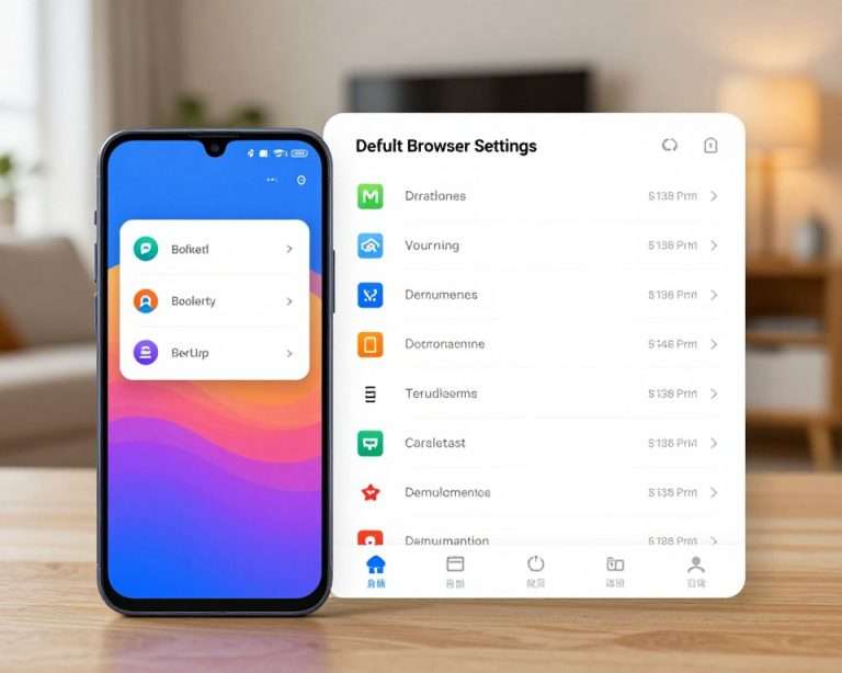 jak ustawić domyślną przeglądarkę android