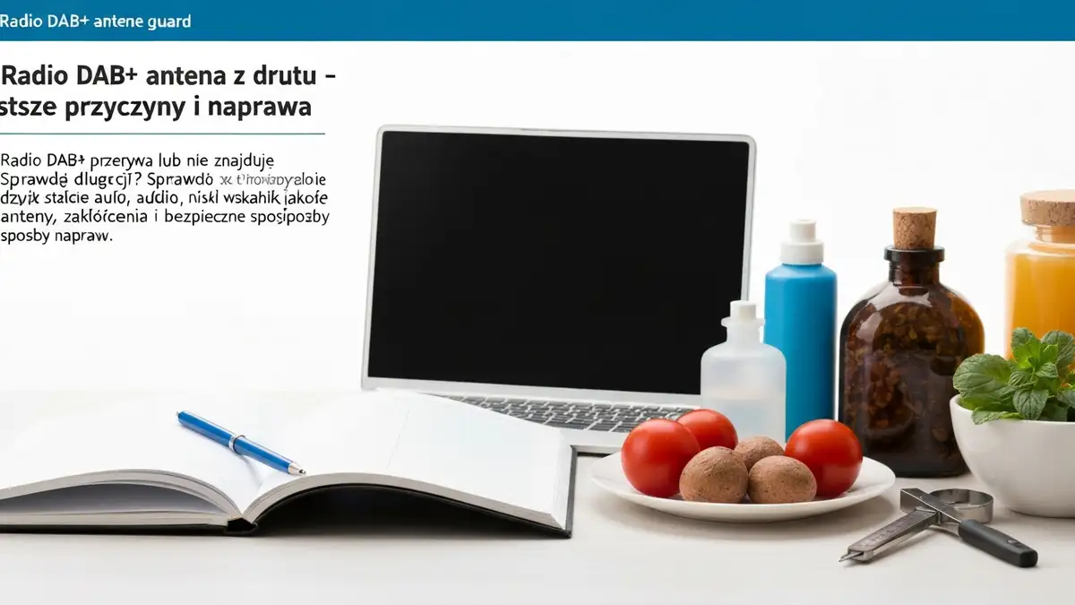 Radio DAB+ antena z drutu - najczęstsze przyczyny i naprawa - hero image