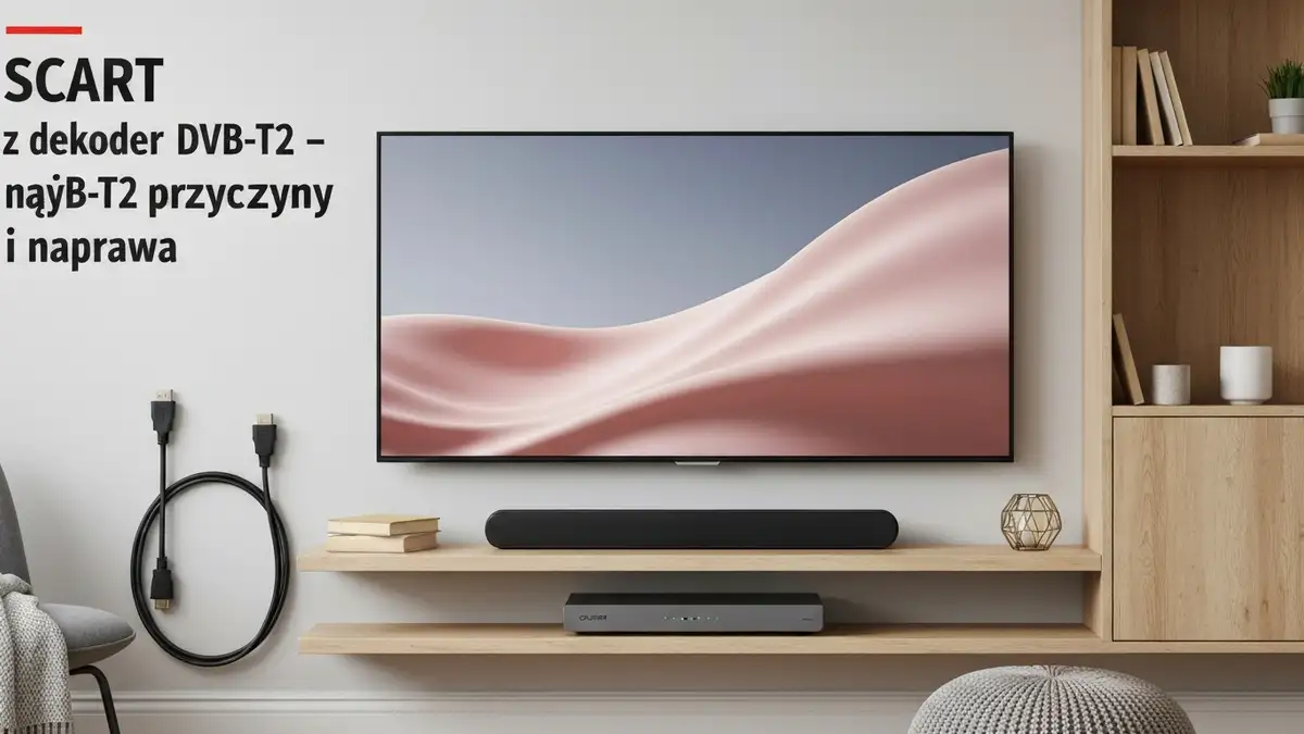SCART z dekoderem DVB-T2 – najczęstsze przyczyny i naprawa