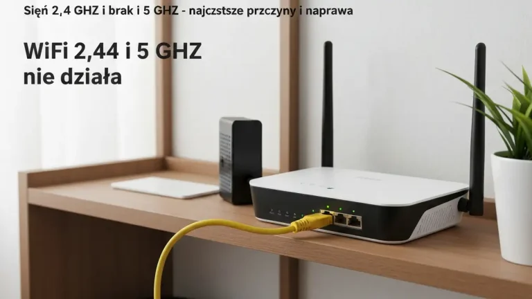 Sieć 2,4 GHz i 5 GHz - najczęstsze przyczyny i naprawa - hero image