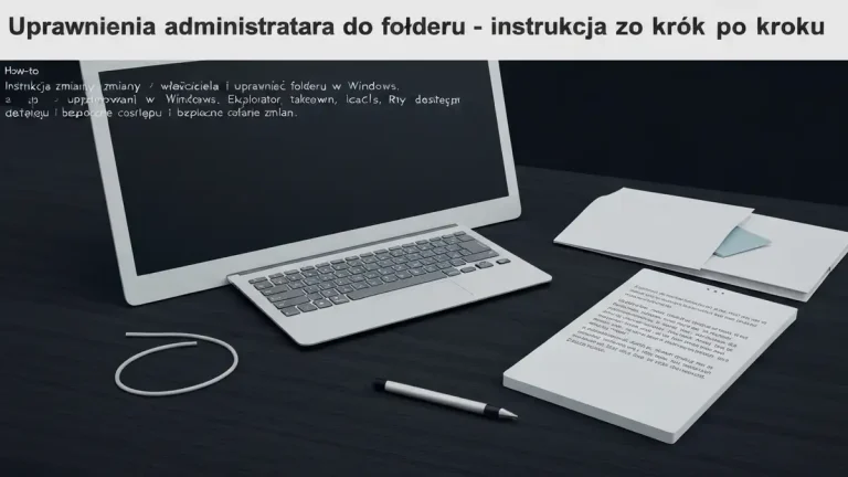 Uprawnienia administratora do folderu - instrukcja krok po kroku - hero image